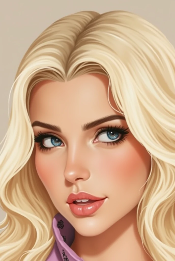 masterpiece, photorealistic, Ultra high resolution, highest quality, max detail, extreme realism, Generates an image of a beautiful blonde girl, blue eyes, very high, with huge breasts, curvy breasts, full breasts, enormes   breasts, A gigantic and curvy a...