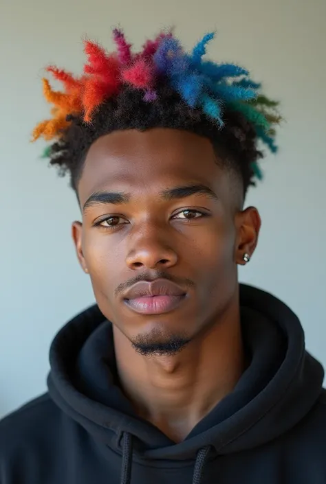 photo of maykon jackson with his hair cut in a gradient