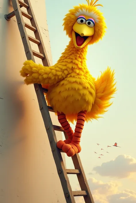 Big bird climbing ladder 