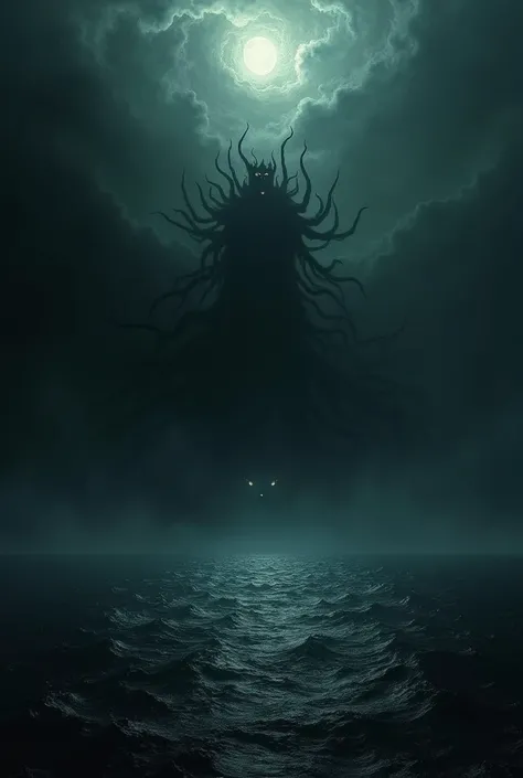 Ocean in the world of darkness, The endless ocean contains monsters beyond human comprehension.,just the ocean but the ocean in the world of darkness 