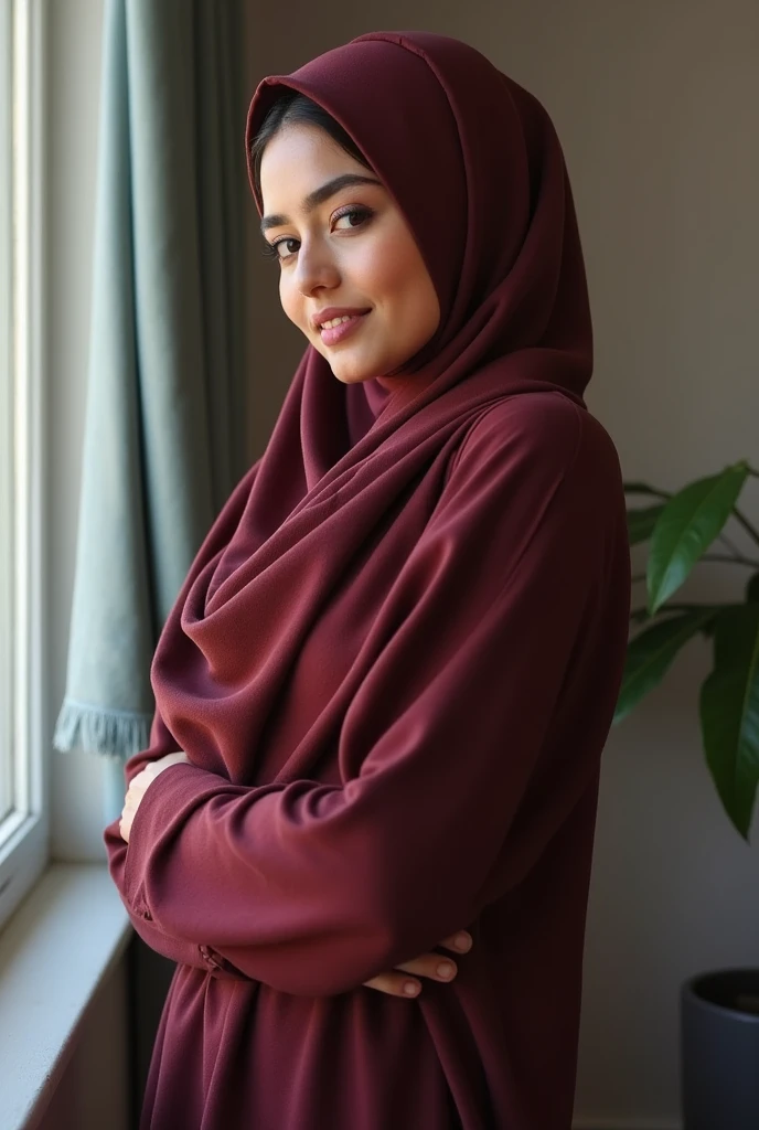 Create a sexy muslim hijab girls nakes photo 