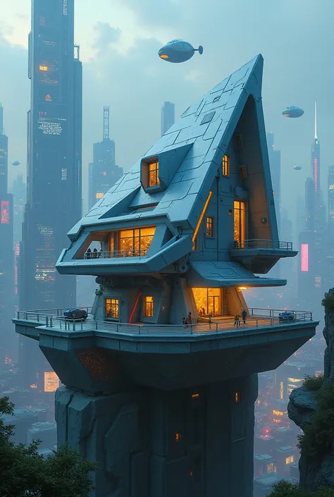 Cool cyberpunk house 