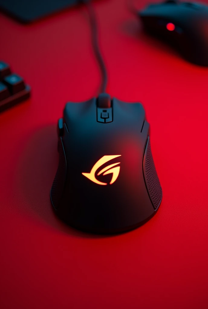 G pro x super light on top of a red mouse pad 