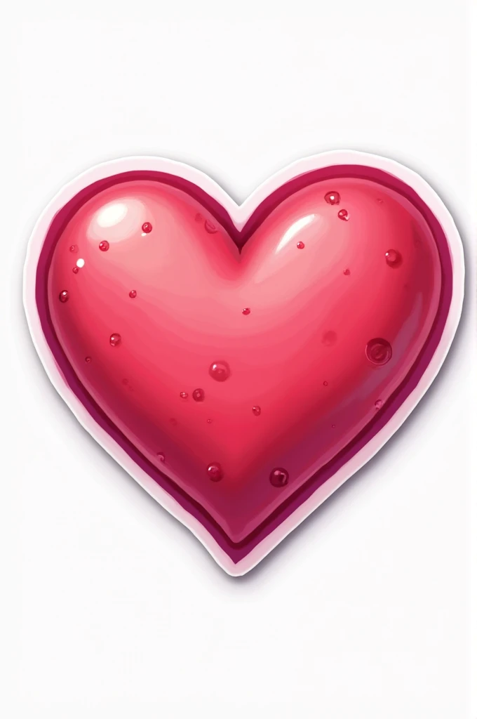 Heart sticker 