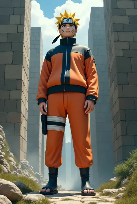 Create Naruto full height real world style Lord of the Colossus