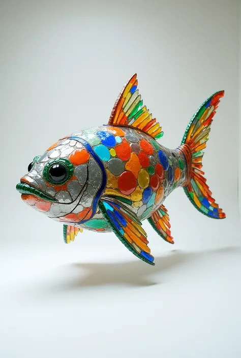 Fish made from plastic bottles 