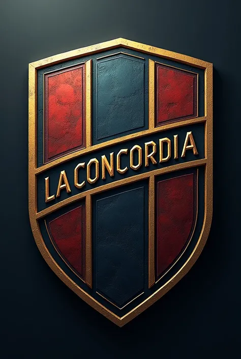 Make me a football shield that says La Concordia More elegant, more about football 