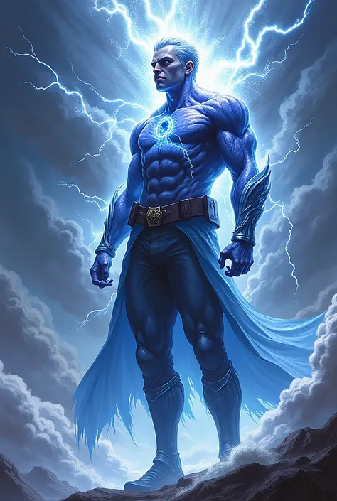 Levi Anckerman with a badass look turns into Lightning Blue Susanoo 