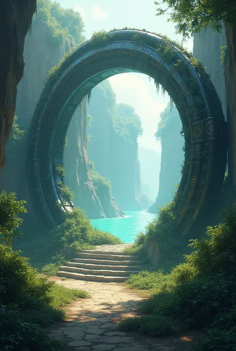 Round shaped portal