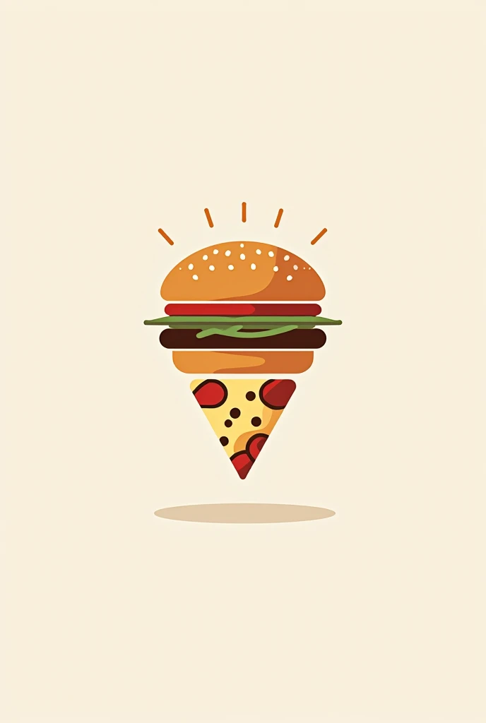 Create a logo for a pizza company/fancy burger joint