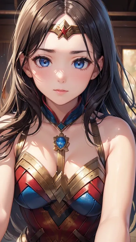 (((masterpiece))), (((High resolution)))、(((8K quality)))、(((Perfect Face)))、 , Looking into the camera, ((Best Qualityの目)), (Detailed face), (Detailed Texture),Complete your Wonder Woman cosplay、One Girl, Alone, High resolution, Anatomically correct, Best...