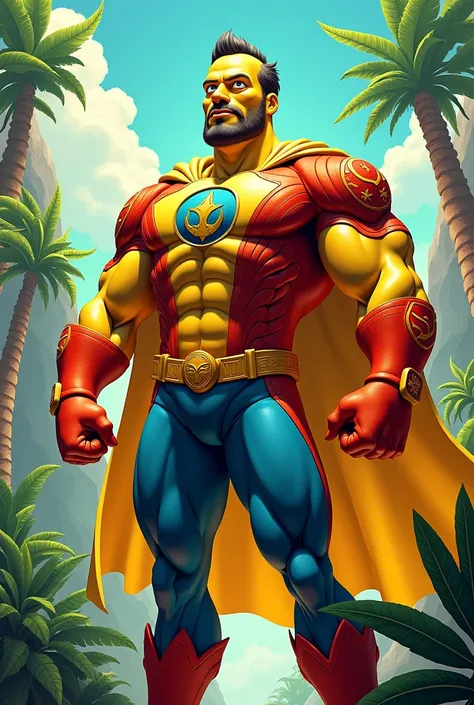 I created a Brazilian superhero costume just like Homer&#39;s