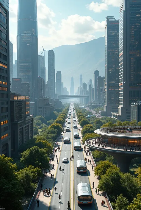 Santiago de Chile in 2040


