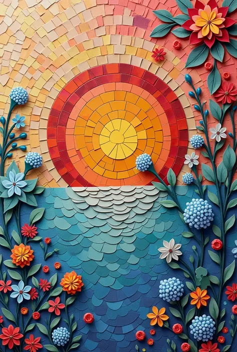 

Anyway, you just need to create a mosaic on a sheet of oslo paper (use the entire sheet). Use cut up colored paper as the "tiles". Any design as long as its neat and well executed. You may even recreate an existing Roman mosaic piece. Either portrait or ...