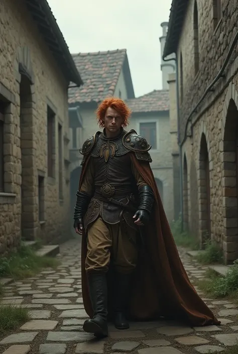 A 1 man, red haired, rebellious, impulsive, wanting to prove himself better than others with a look of superiority but not knowing how to deal with feelings. Medieval