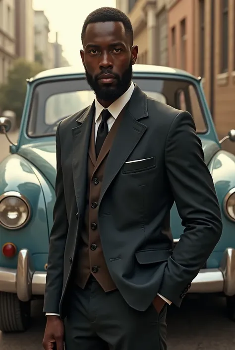 Black man in front of a car renou kiwd
