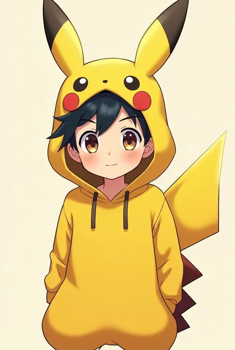 Teenage anime boy dressed as Pikachu profile picture