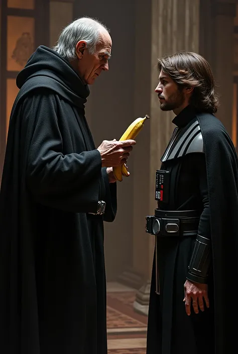 Make Palpatine holding a banana for Anakin