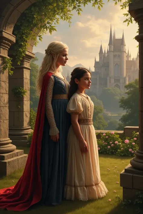 Rhaenyra Targaryen and Bruce Wayne in their childhood