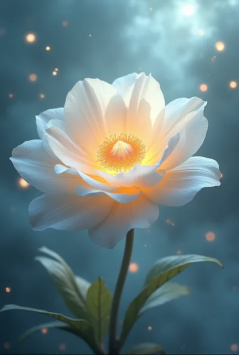 The beautiful heavenly flower in the afterlife