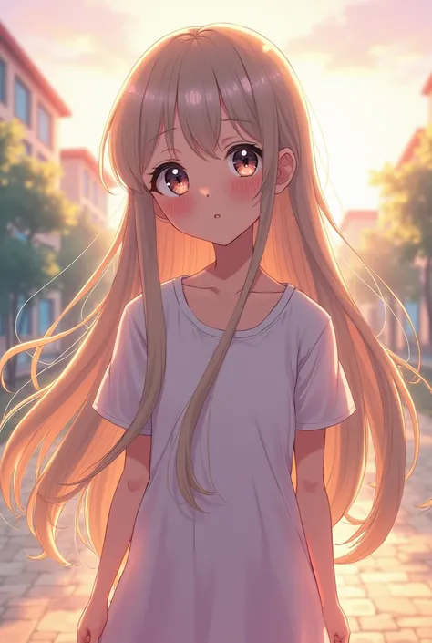  Beautiful girl, long hair, virgin, elementary school student, anime