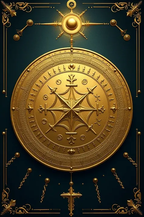 Tarot card style,one coin