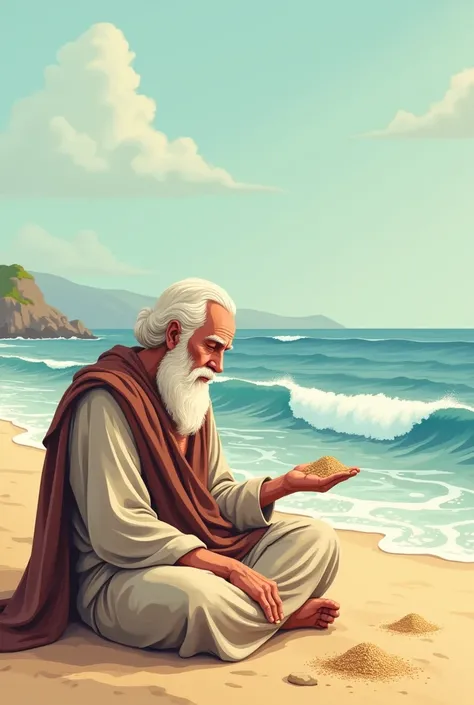 Long ago in ancient Greece, a philosopher named Democritus sat by the seaside, watching the waves crash on the shore. He picked up a handful of sand and said to himself, “What if I kept breaking this sand into smaller and smaller pieces? Would there be a p...