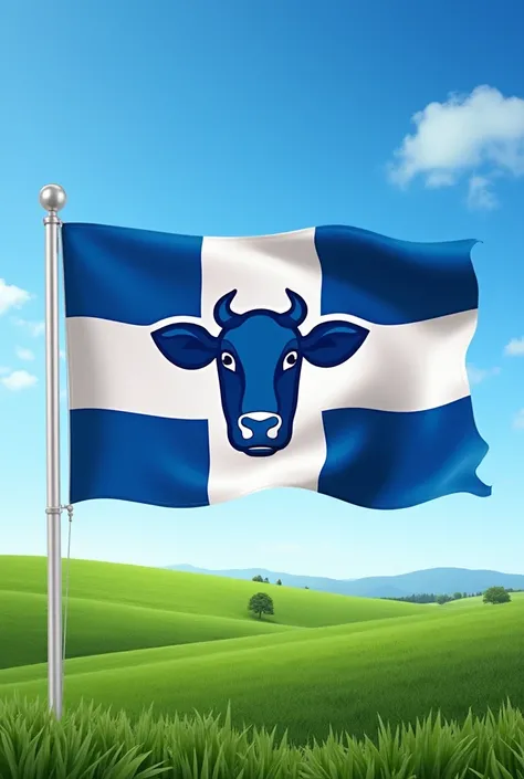 A flag of Honduras with milk brand Sula