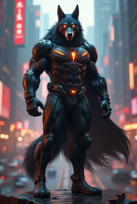 Megro wolf superhero costume