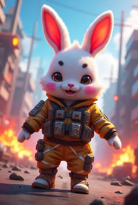 Free fire bunny bundal
