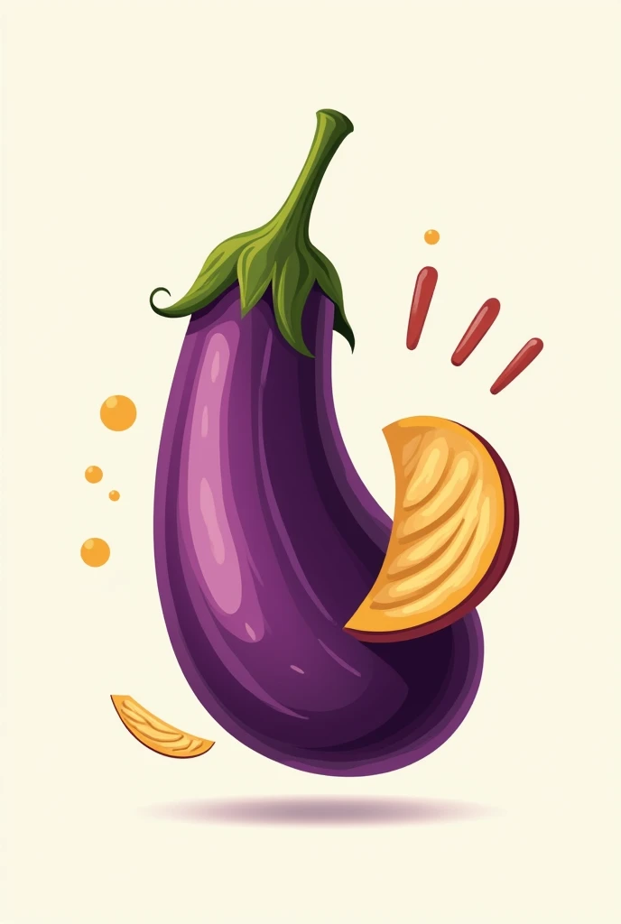 logo for eggplant chips