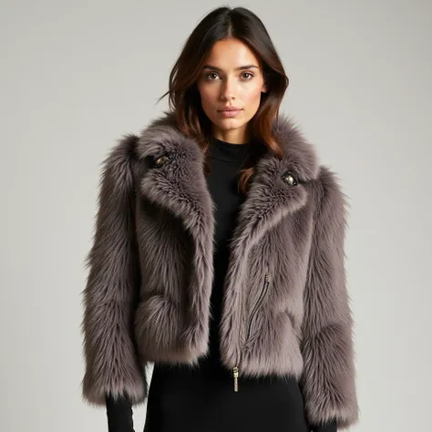  Marc by Marc Jacobs offers a variety of outerwear options, including the Shaggy Faux Fur Lady Jacket, which features a cropped and shrunken silhouette with a whimsical, sophisticated texture.