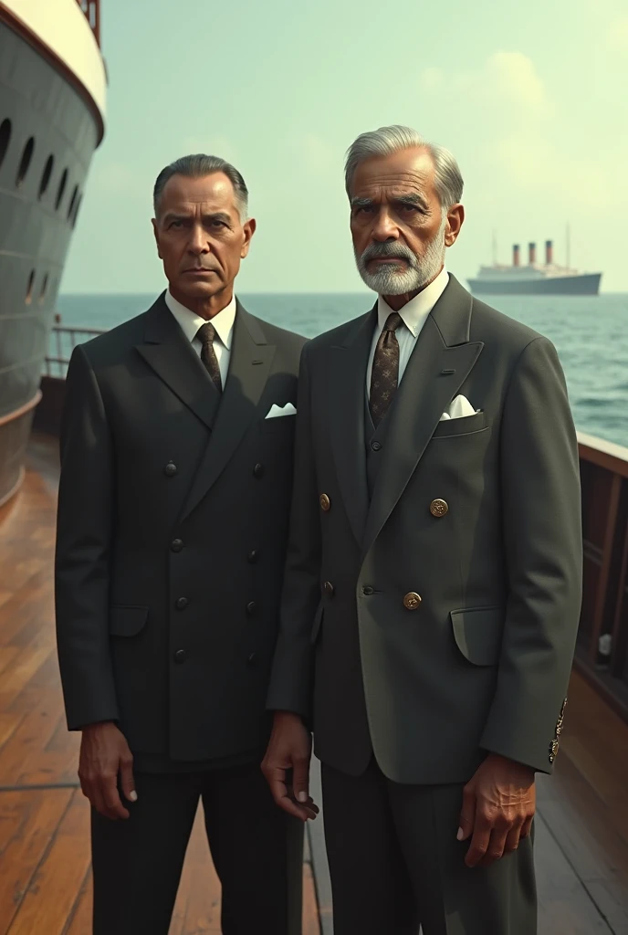 Imagine Jawaharlal Nehru and Jinnah in The Million Dollar Shot from the movie Titanic