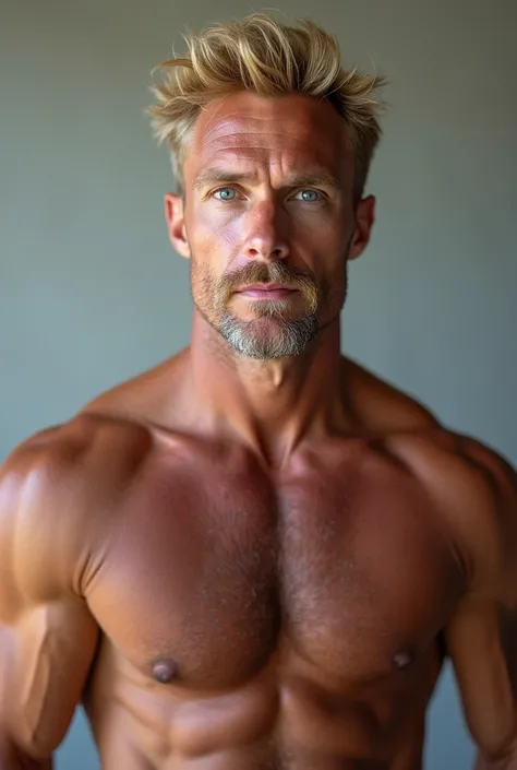  man, Muscular, breast hair, blue eyes about 50 years old, naked, face close up
SeaArt Bot
Txt2Img
Studio
 
White man, Muscular, blond, breast hair, blue eyes about 50 years old, naked
SeaArt Bot
Txt2Img
Studio
12:23:14 
White man, Muscular, breast hair, b...