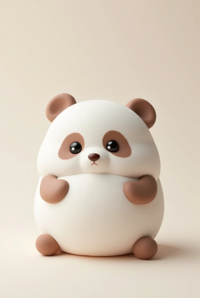 panda feito de marshmallow