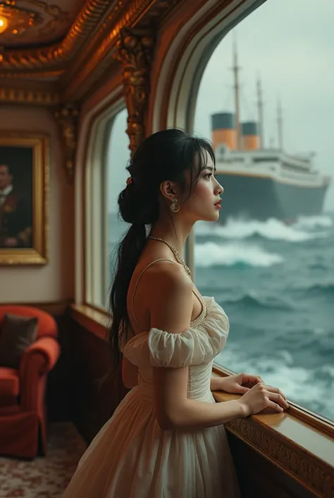 Lisa do Blackpink no titanic