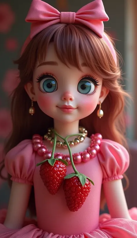 Raspberries brought to life　Raspberry Girl　Attention to detail in the costumes　Real　４K ８K 最高傑作