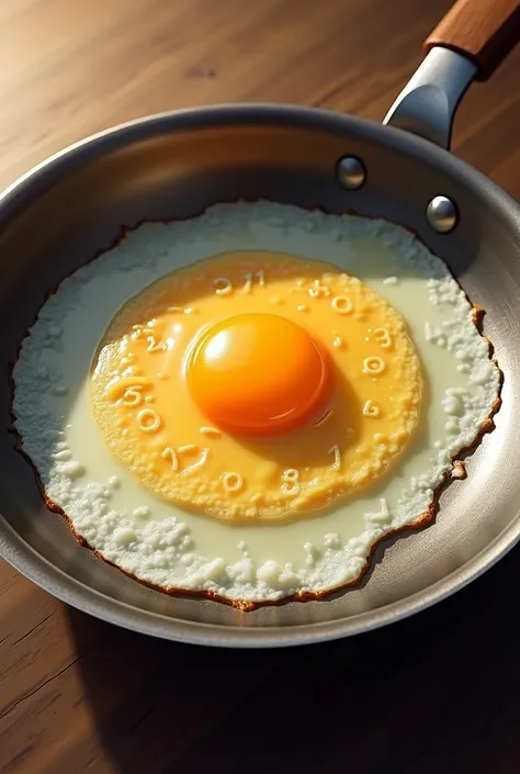 I want the diagram of natural and rational numbers in a frying pan, where the first set is the egg yolk, the second one is clear, the third the frying pan and so on