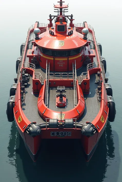 Coete - ship; from the nassa that has firefighter tools, Police to put out forest fires in Bolivia, Equipped with super water cannons and cranes to rescue animals