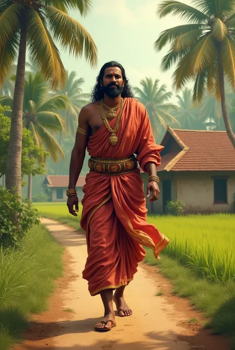 Mahabali Walking kerala road