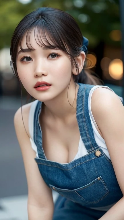 (Half Body Shot), Hyperrealism, (Photorealistic:1.4), 8k, Maximum resolution, (Masterpiece), Very detailed, Best Quality, A sophisticated face, The most beautiful women of Japan, Beautiful eyes and lips down to the last detail, Canon R5 50mm,  (Japanese Id...