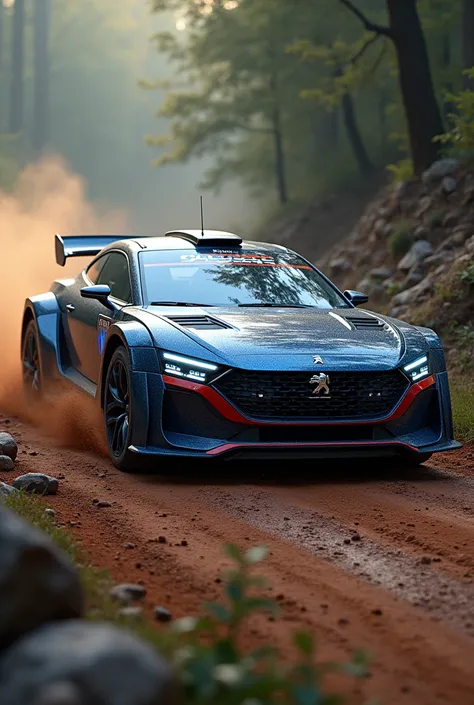 It&#39;s 2037 and Peugeot announces a new Peugeot Sport Dirt Rally electric car show us this car called 307 reborn