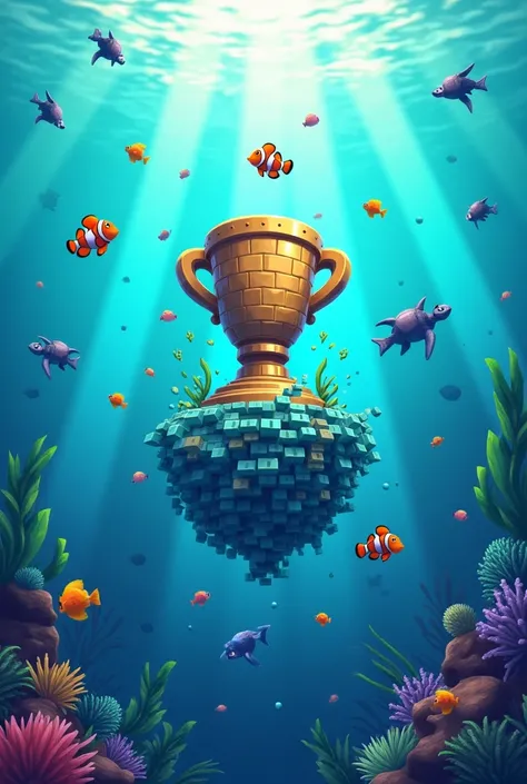 Ocean minecraft world cup logo no player