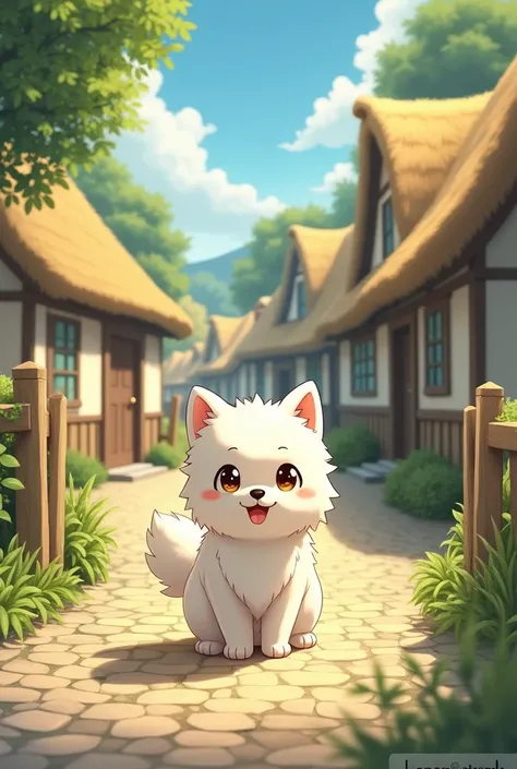 In a corner of a village, there lived a small and innocent dog, whose name was Shiro.