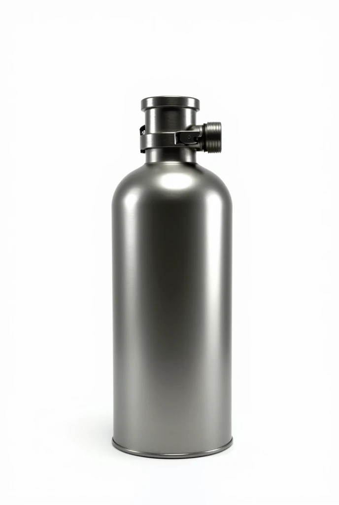 Tear gas bottle, rays white background (scale 1:1)