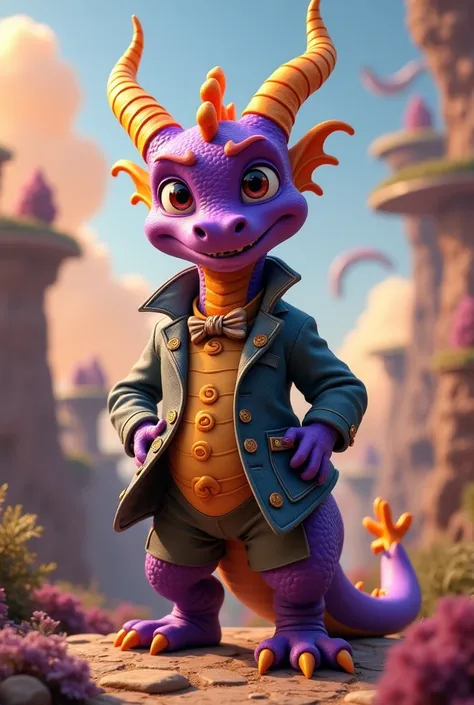 Spyro butt wearing clothes 