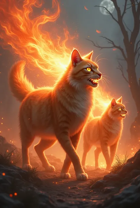 Cats should breath fire