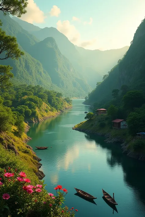 Manpituba river in Torre RS 