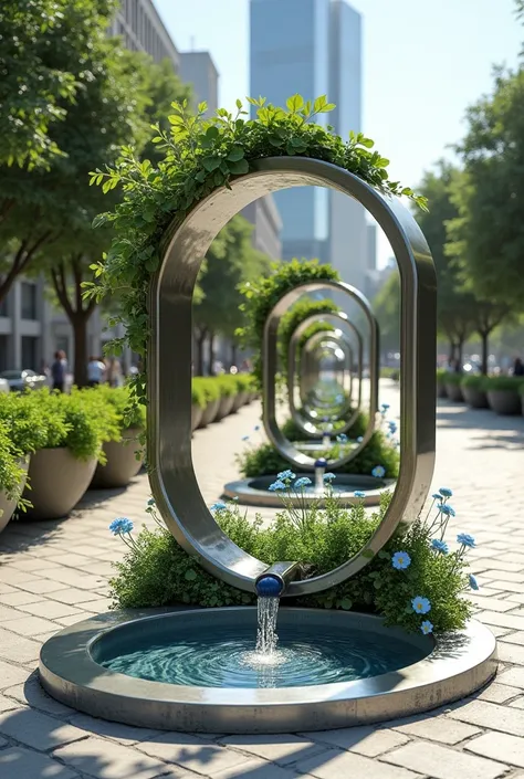  making water purification stations that are both useful and beautiful in public places. Imagine having clean CIRCLE WATER FOUNTAIN in parks, community centers, or even busy city areas. These fountains would be made from materials that are good for the env...