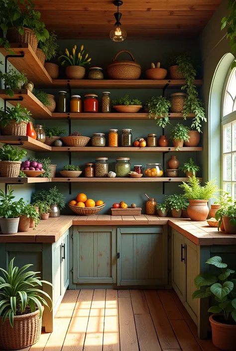 You must create an organic pantry